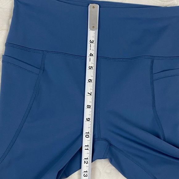 LOT of 3 Athletic Works Capri Leggings Size Medium Blue Green - Picture 12 of 15